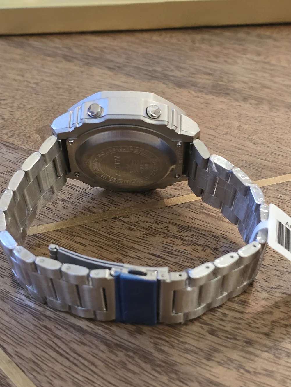 Ativa Stainless Steel Silver Hybrid Smartwatch - Silver